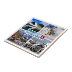 zNO041 SVALBARD, Norway, Europe, Ceramic Tile