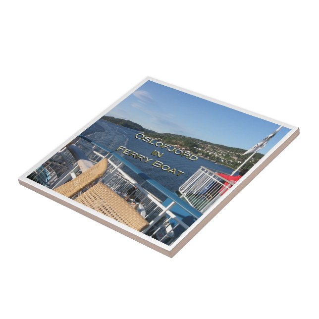 zNO057 OSLOFJORD, Oslo Copenhagen ferry boat,  Ceramic Tile (Side)