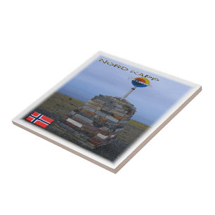 zNO078 NORD KAPP, Norway, Europe, Ceramic Tile