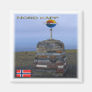 zNO078 NORD KAPP, Norway, Europe, Fridge Magnet