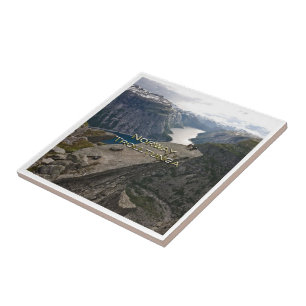 zNO083 TROLLTUNGA panorama, Norway, Europe, Ceramic Tile