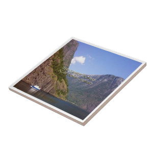 zNO087 SOGNEFJORD NÆRØYFJORD, Norwey, Ceramic Tile