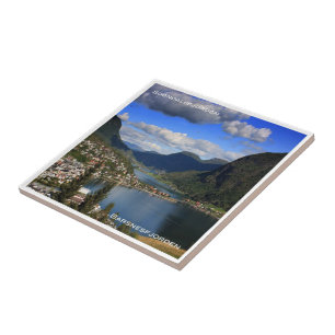zNO088 SOGNDALSFJORDEN and BARSNESFJORDEN, Ceramic Tile