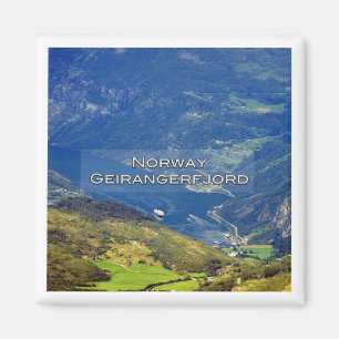 zNO115 GEIRANGERFJORD from DALSNIBBA, Norway, Magnet