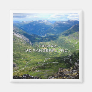 zNO116 GEIRANGERFJORD from DALSNIBBA, Norway, Magnet