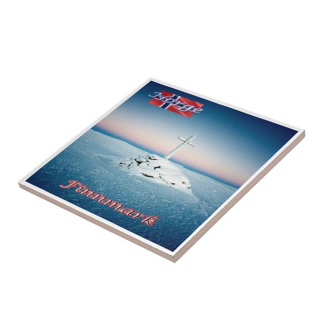 zNO175 FINNMARK, Norway, Europe, Ceramic Tile (Side)