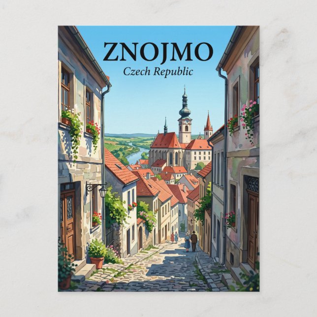 Znojmo Czech Republic Postcard (Front)