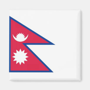 zNP001 Nepalese FLAG Nepal, Fridge Magnet