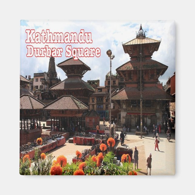 zNP017 Durbar Square KATHMANDU, Nepal Asia, Fridge Magnet (Front)