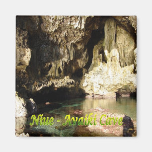 zNU005 NIUE, AVAIKI CAVE, Oceania, Fridge Magnet