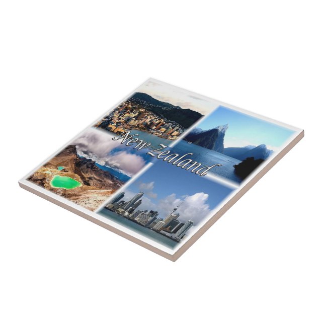 zNZ005 NEW ZEALAND, Mosaic, Oceania, Ceramic Tile (Side)