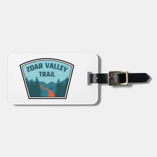 Zoar Valley Trail Luggage Tag (Front Horizontal)