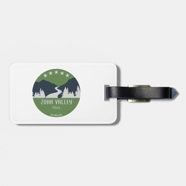 Zoar Valley Trail Luggage Tag (Back Horizontal)