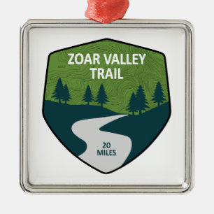 Zoar Valley Trail Metal Ornament