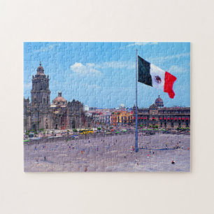 Zocalo, Mexico City, Mexico Jigsaw Puzzle