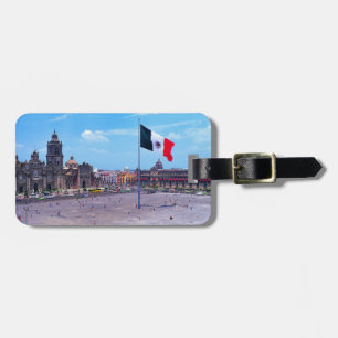 Zocalo, Mexico City, Mexico Luggage Tag