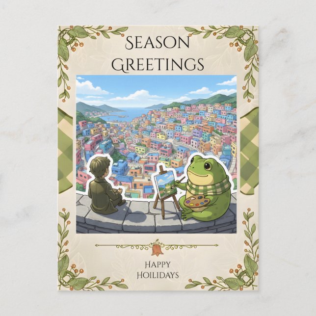 Zochi in Gamcheon Village Postcard (Front)