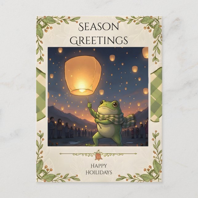 Zochi’s Lantern Wish in Pingxi Postcard (Front)