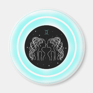 Zodiac Air Element Gemini Magnet