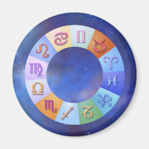 Zodiac Aqua Ring in Space Magnet