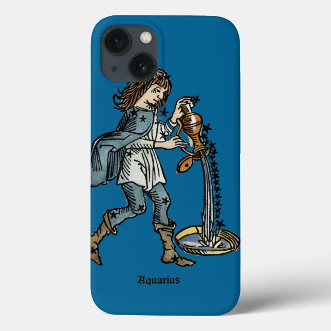 Zodiac: Aquarius, 1482 Case-Mate iPhone Case (Back)