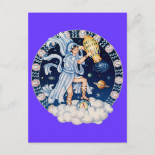 Zodiac Aquarius - Customise it! Postcard