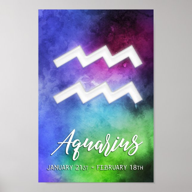 Zodiac : Aquarius Dates Poster (Front)