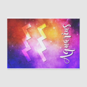 Zodiac : Aquarius Space Candy Tissue Paper