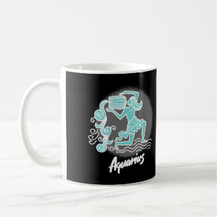 Zodiac Aquarius Symbol Coffee Mug