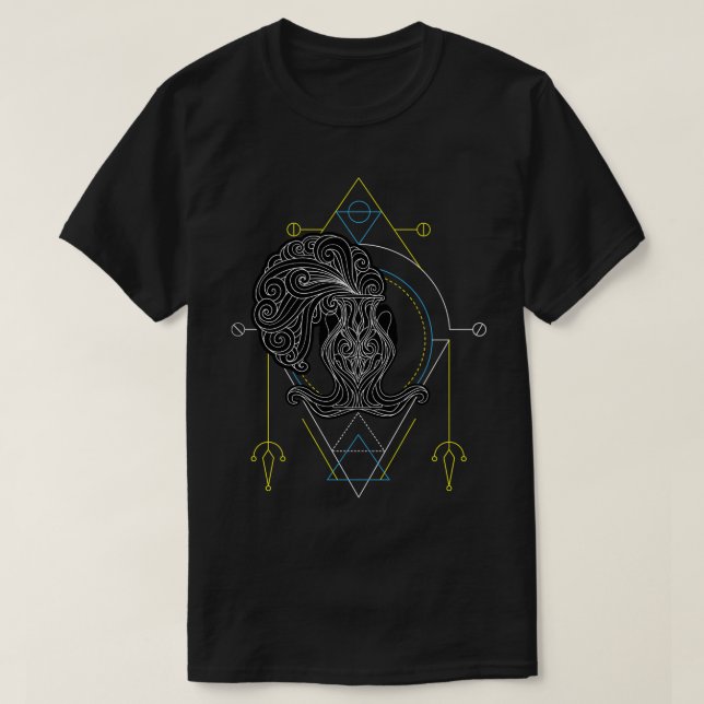 Zodiac Aquarius T-Shirt (Design Front)
