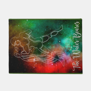 Zodiac : Aquarius 'The Water Bearer' Doormat