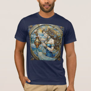 Zodiac - Aquarius The Water Bearer T-Shirt