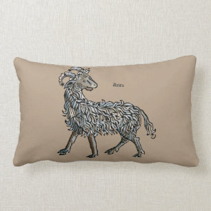 Zodiac: Aries, 1482 Lumbar Cushion