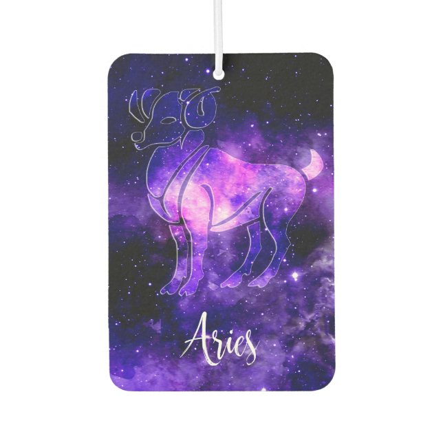 Zodiac : Aries Car Air Freshener (Front)