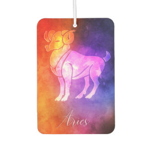 Zodiac : Aries Colourful Candy Colours Car Air Freshener