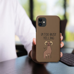 Zodiac Aries "I'm too Busy Yelling" Case-Mate iPhone Case