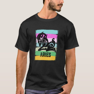 Zodiac Aries Stuff Ram Symbol Astrology Tarot Wome T-Shirt