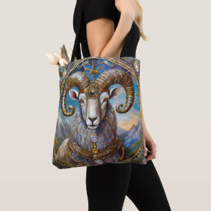 Zodiac - Aries The Ram  Tote Bag