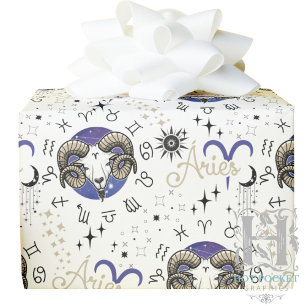 Zodiac Aries Wrapping Paper