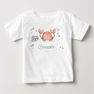 Zodiac Baby Cancer Baby BodySuit and T-Shirt