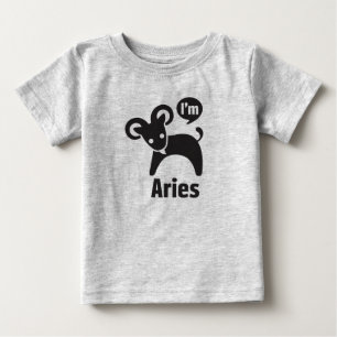 Zodiac Baby Tees-Aries T-Shirt