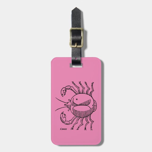 Zodiac: Cancer, 1482 Luggage Tag (Front Vertical)