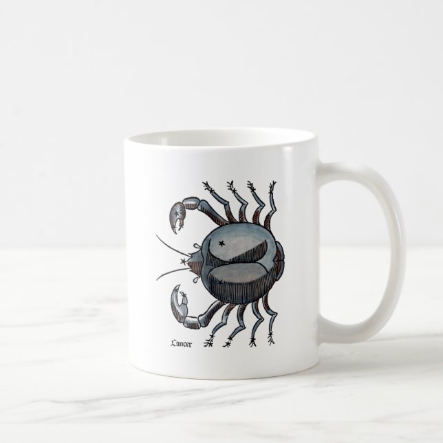Zodiac: Cancer In Colour Coffee Mug (Right)