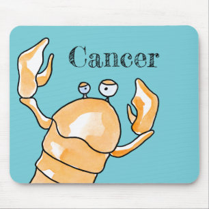 Zodiac cancer mouse pad