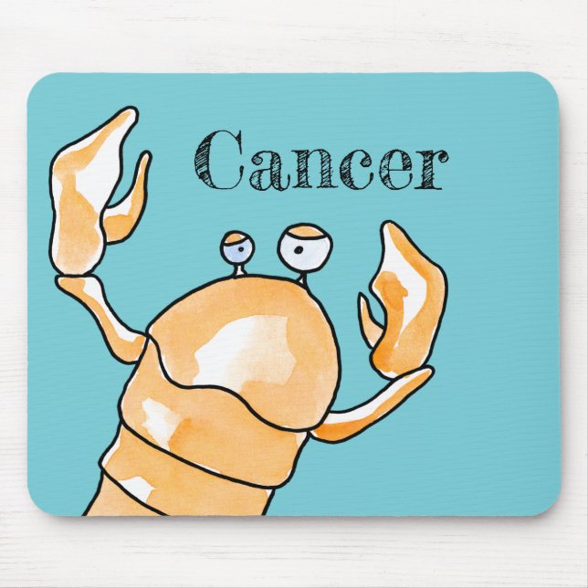 Zodiac cancer mouse pad (Front)
