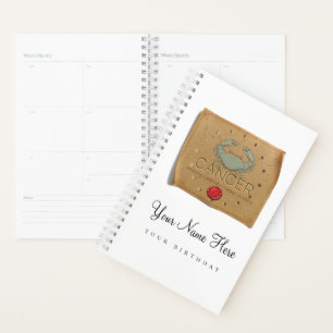 Zodiac - Cancer - Personalised Day Planner