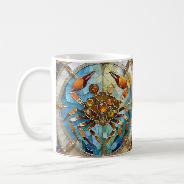 Zodiac - Cancer The Crab Coffee Mug (Left)