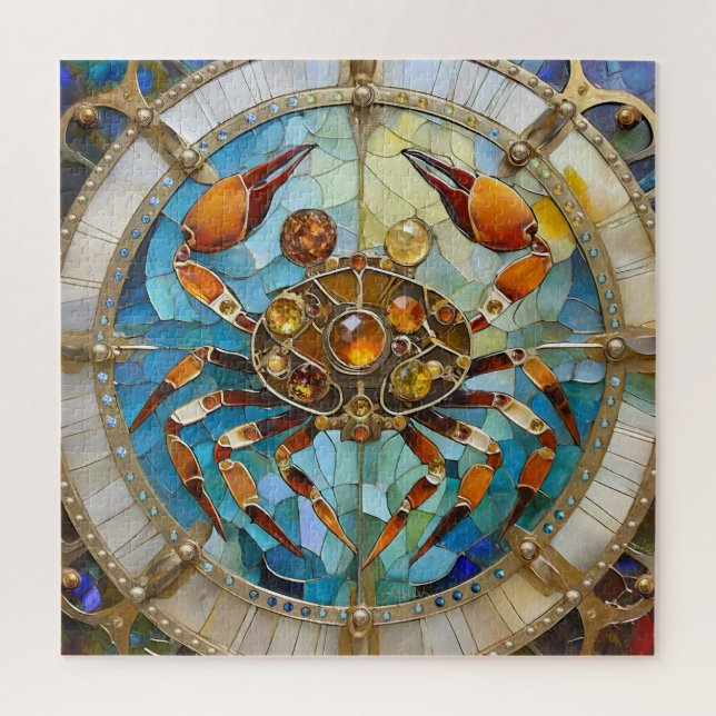 Zodiac - Cancer The Crab Jigsaw Puzzle (Vertical)