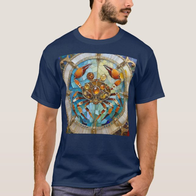 Zodiac - Cancer The Crab T-Shirt (Front)