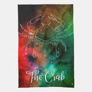 Zodiac : Cancer 'The Crab' Tea Towel